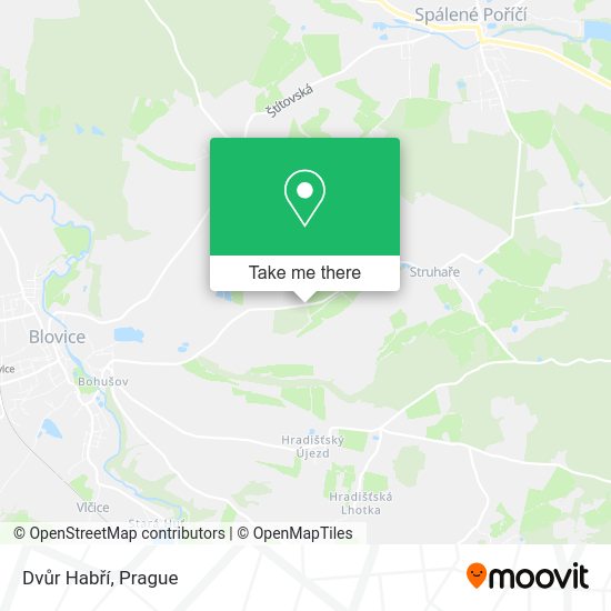 Dvůr Habří map