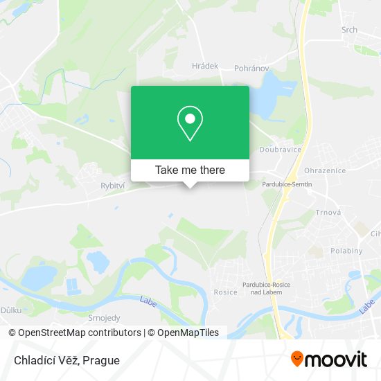 Chladící Věž map