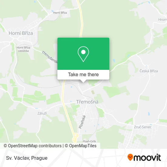 Карта Sv. Václav