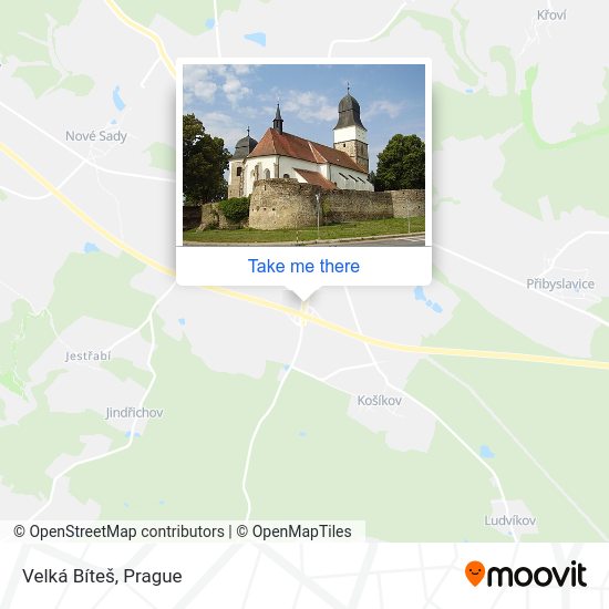 Velká Bíteš map