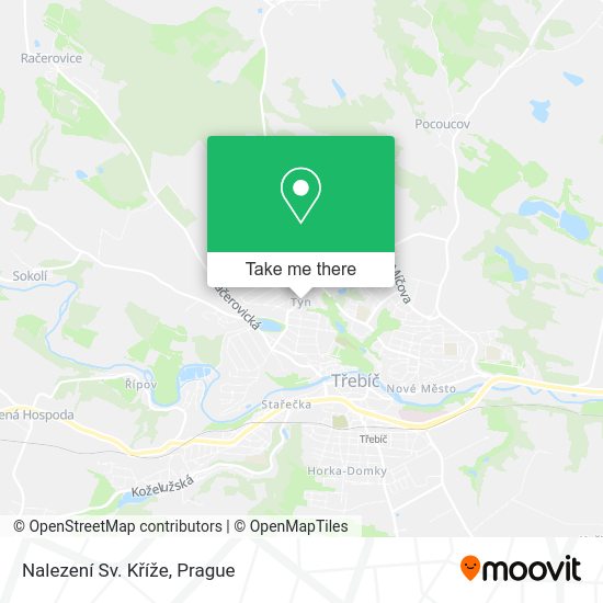 Nalezení Sv. Kříže map