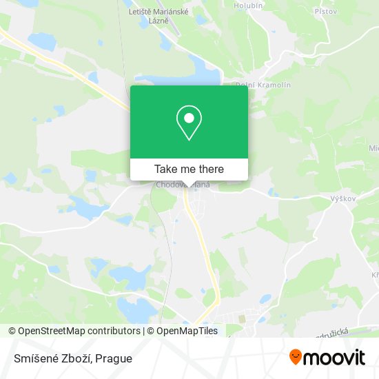 Smíšené Zboží map