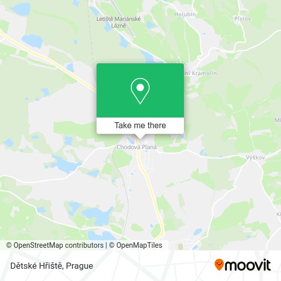 Dětské Hřiště map
