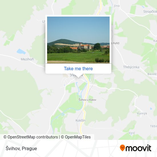 Карта Švihov
