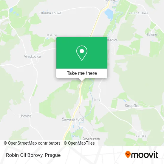 Карта Robin Oil Borovy