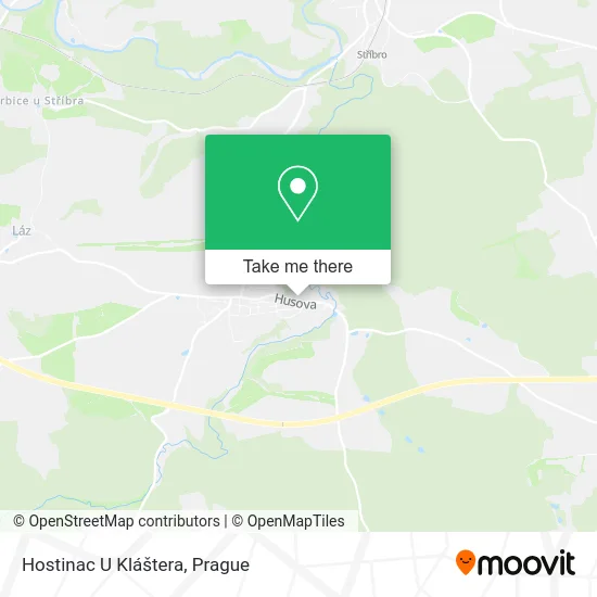 Карта Hostinac U Kláštera
