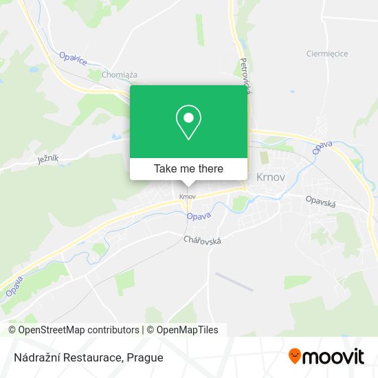Nádražní Restaurace map