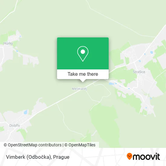Карта Vimberk (Odbočka)