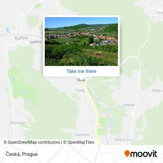 Карта Česká