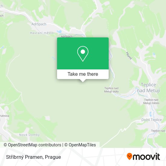 Stříbrný Pramen map