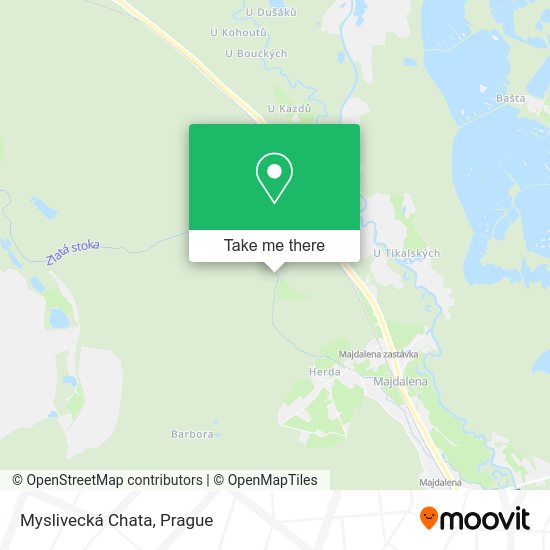 Карта Myslivecká Chata