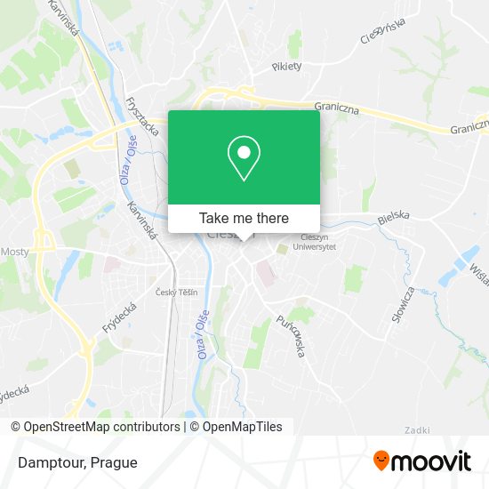 Карта Damptour