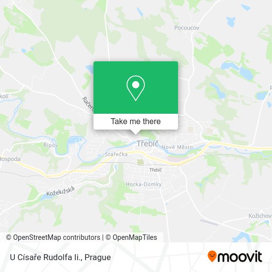 U Císaře Rudolfa Ii. map