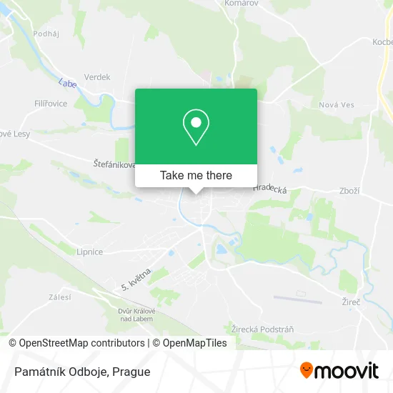Карта Památník Odboje