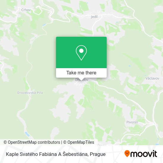 Kaple Svatého Fabiána A Šebestiána map