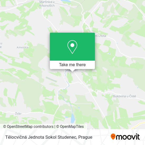 Tělocvičná Jednota Sokol Studenec map