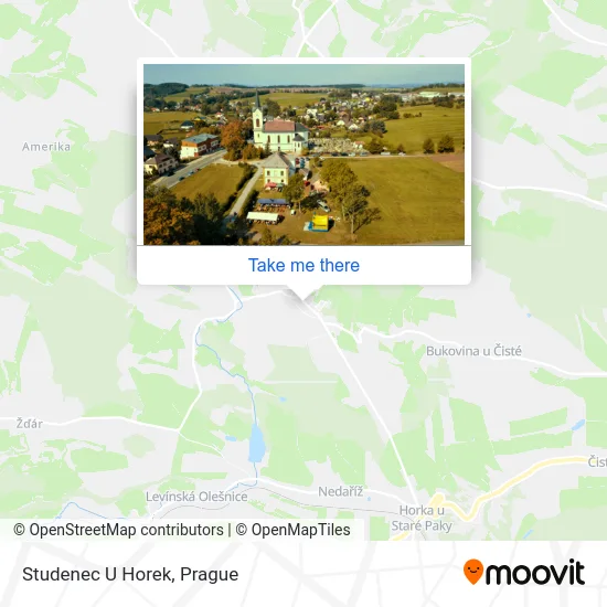 Карта Studenec U Horek