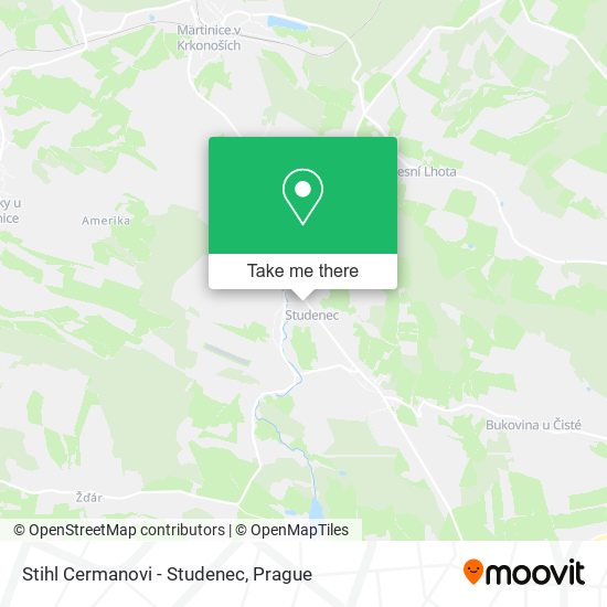Stihl Cermanovi - Studenec map