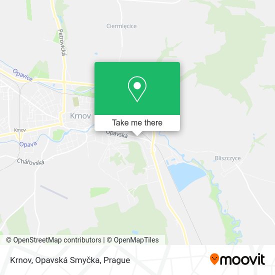 Krnov, Opavská Smyčka map