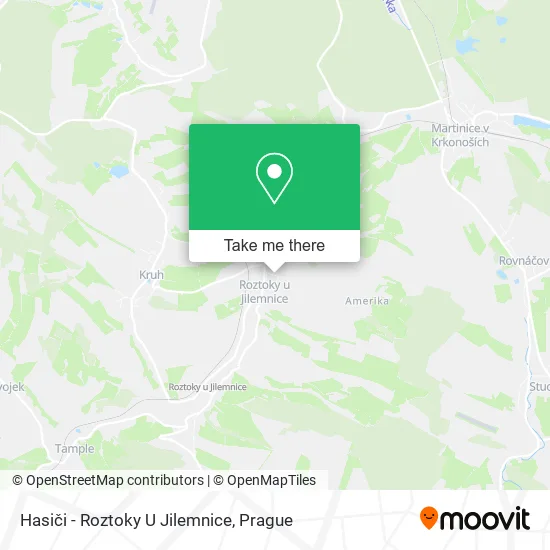 Карта Hasiči - Roztoky U Jilemnice