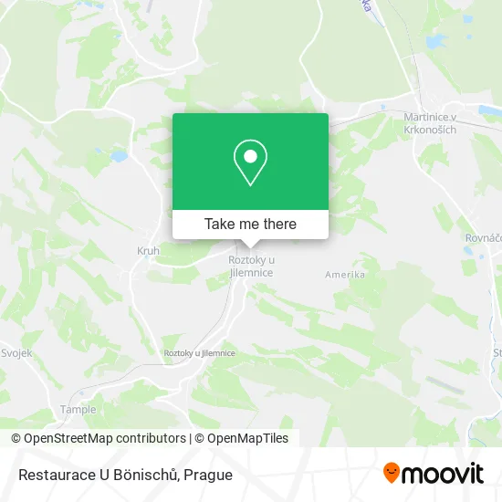 Карта Restaurace U Bönischů