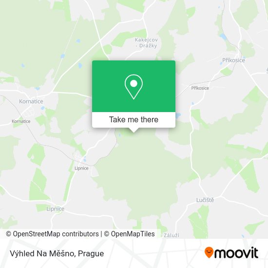 Výhled Na Měšno map