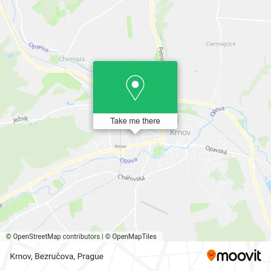 Карта Krnov, Bezručova