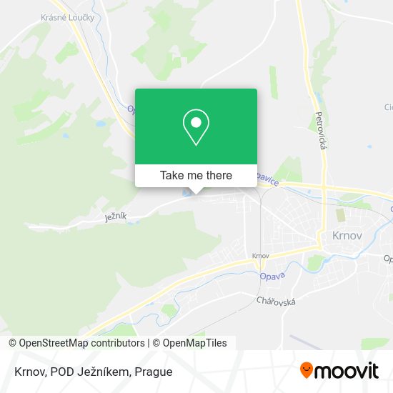 Krnov, POD Ježníkem map