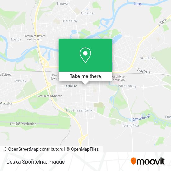 Česká Spořitelna map