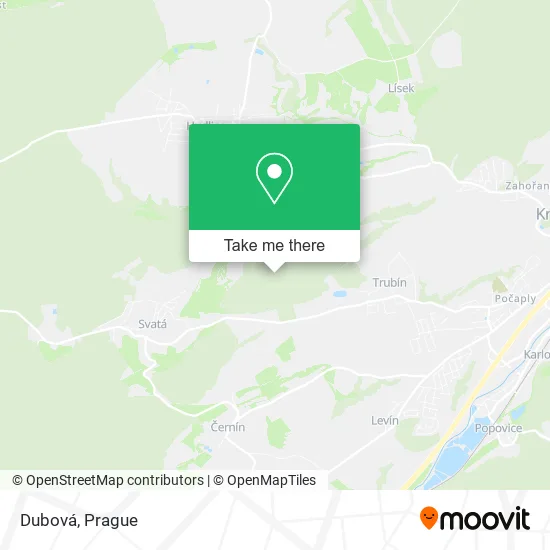 Dubová map