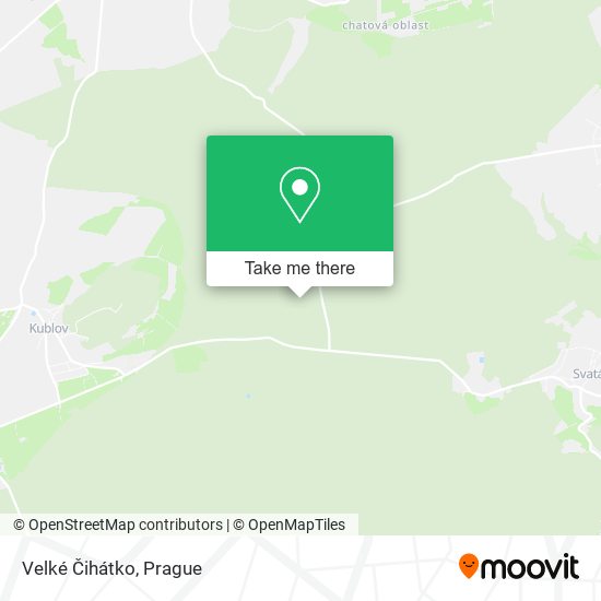 Velké Čihátko map