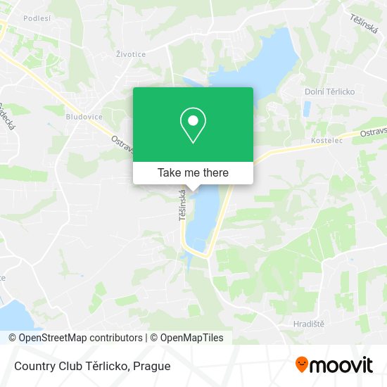 Country Club Těrlicko map