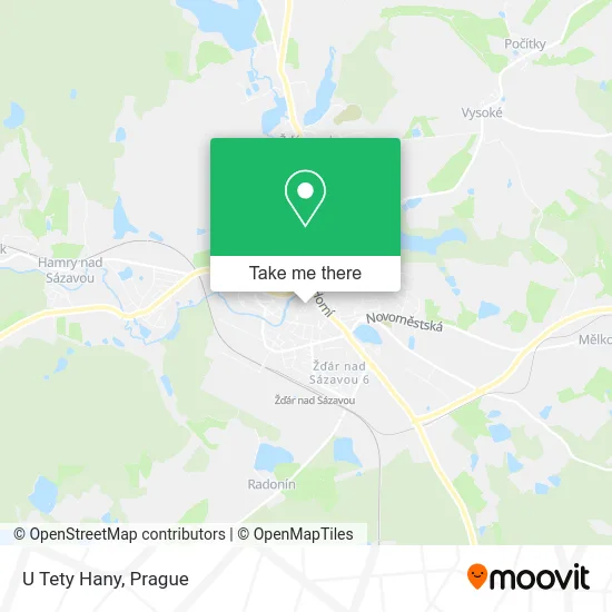 Карта U Tety Hany