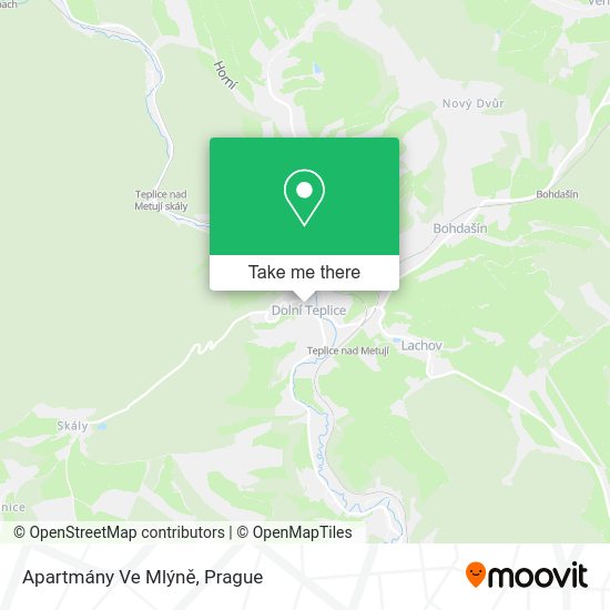 Apartmány Ve Mlýně map
