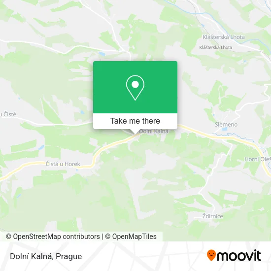 Карта Dolní Kalná