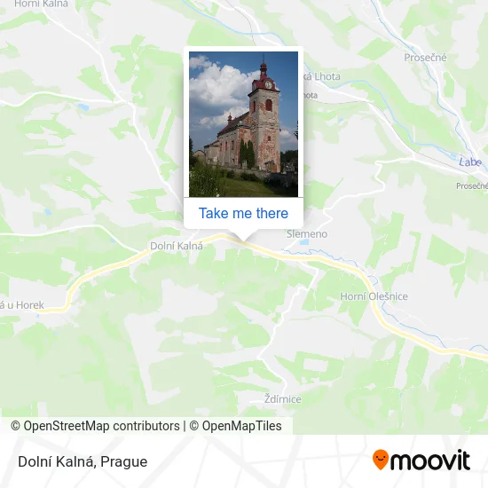 Карта Dolní Kalná