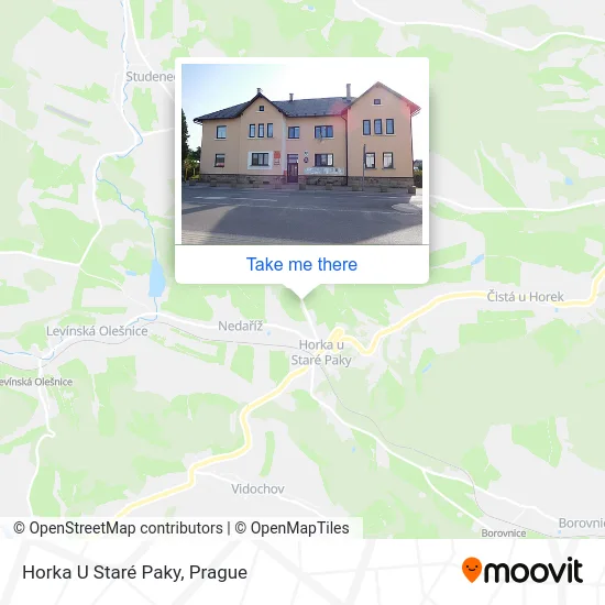 Карта Horka U Staré Paky