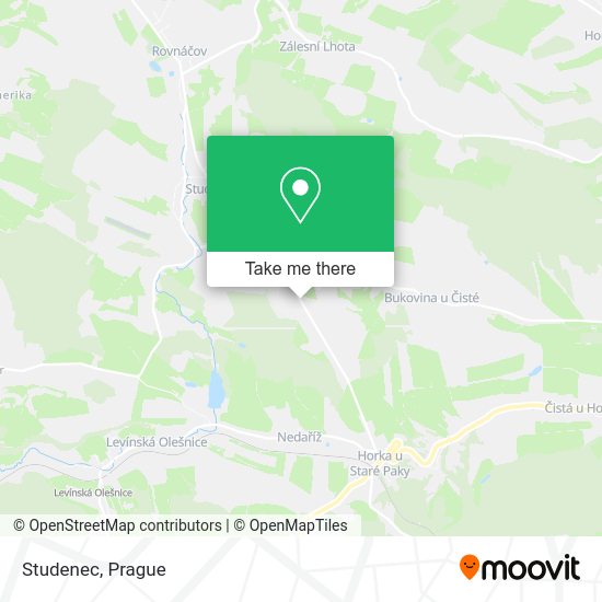 Карта Studenec