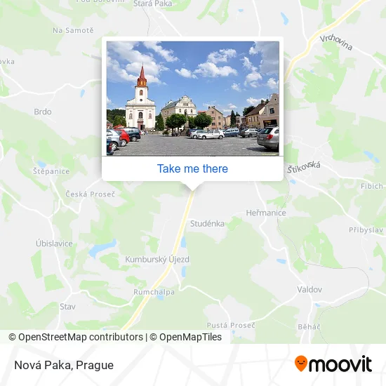 Карта Nová Paka