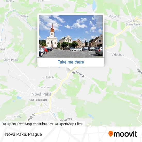 Карта Nová Paka