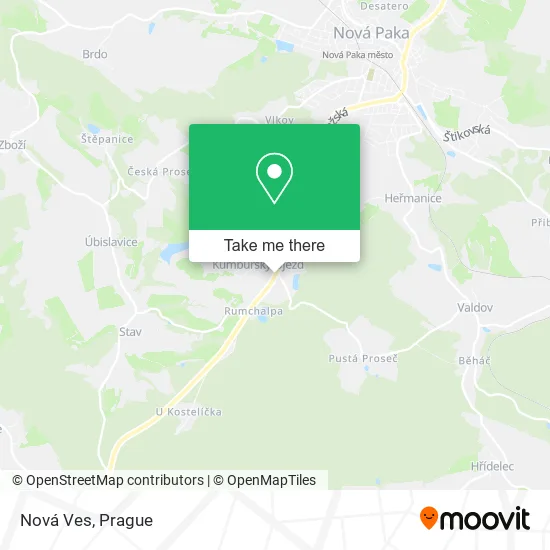 Карта Nová Ves