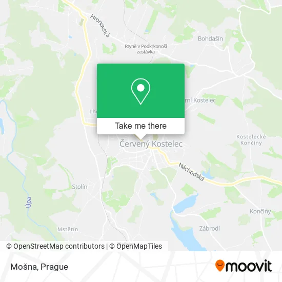 Карта Mošna