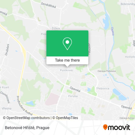 Betonové Hřiště map