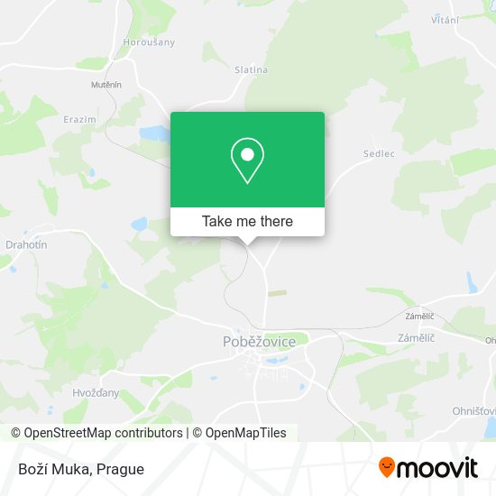 Boží Muka map
