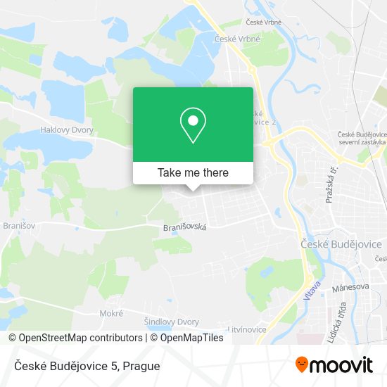 České Budějovice 5 map