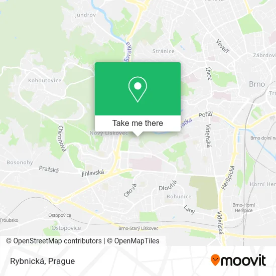 Карта Rybnická