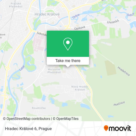 Hradec Králové 6 map
