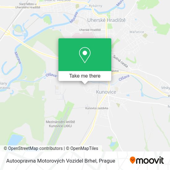 Autoopravna Motorových Vozidel Brhel map