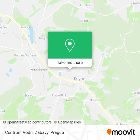 Карта Centrum Vodní Zábavy