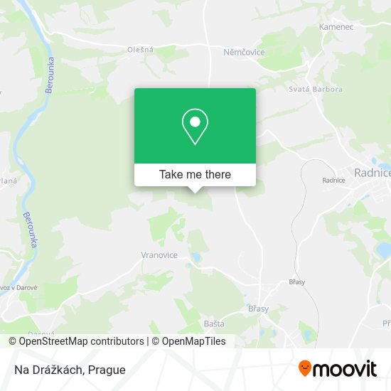 Na Drážkách map